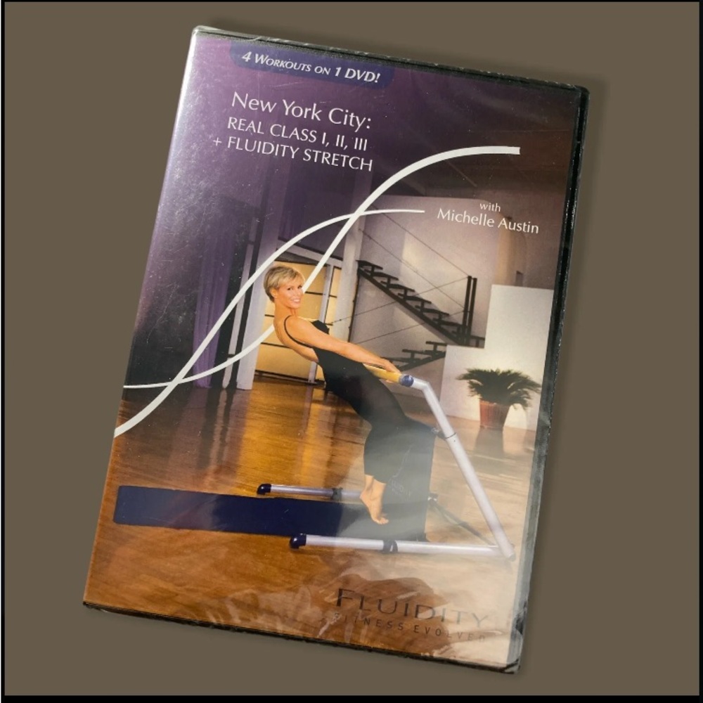 New York City Real Class I II II + Fluidity Stretch - 4 On 1 DVD Michelle Austin
